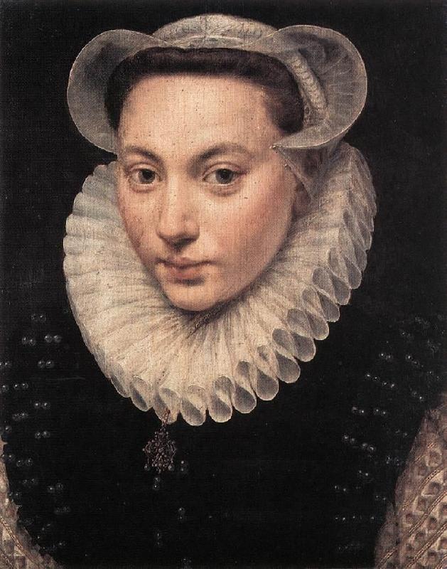 POURBUS, Frans the Elder Portrait of a Young Woman fy Germany oil painting art